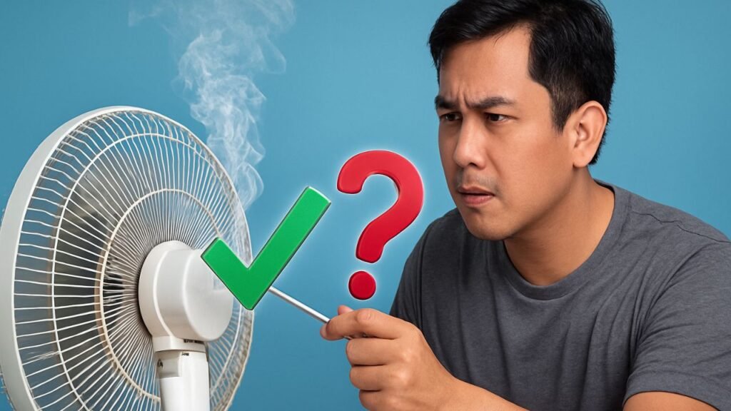 Apakah Kipas Angin Berbau Sangit Masih Aman Digunakan