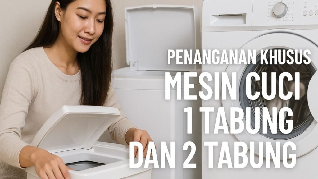 Cara memperbaiki mesin cuci 1 tabung tidak berputar