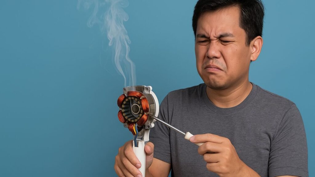 Mengatasi bau hangus pada dinamo kipas angin