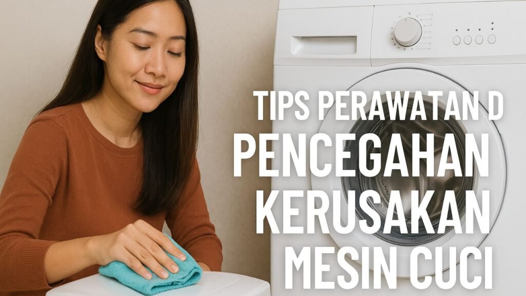 Tips merawat mesin cuci agar awet dan tahan lama