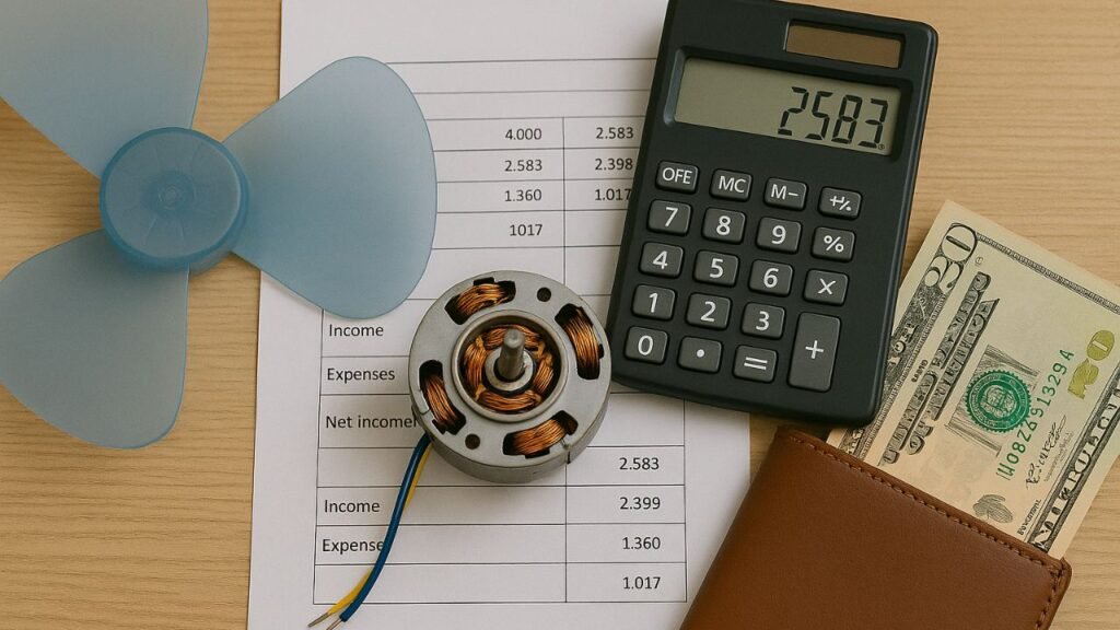 biaya ganti dinamo kipas angin sendiri