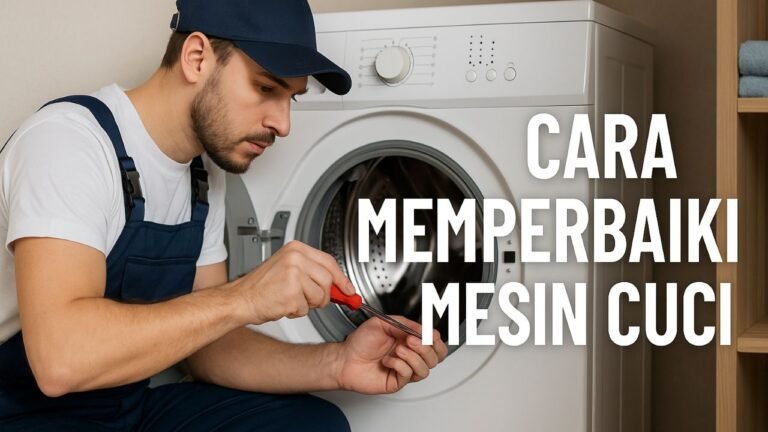 cara memperbaiki mesin cuci